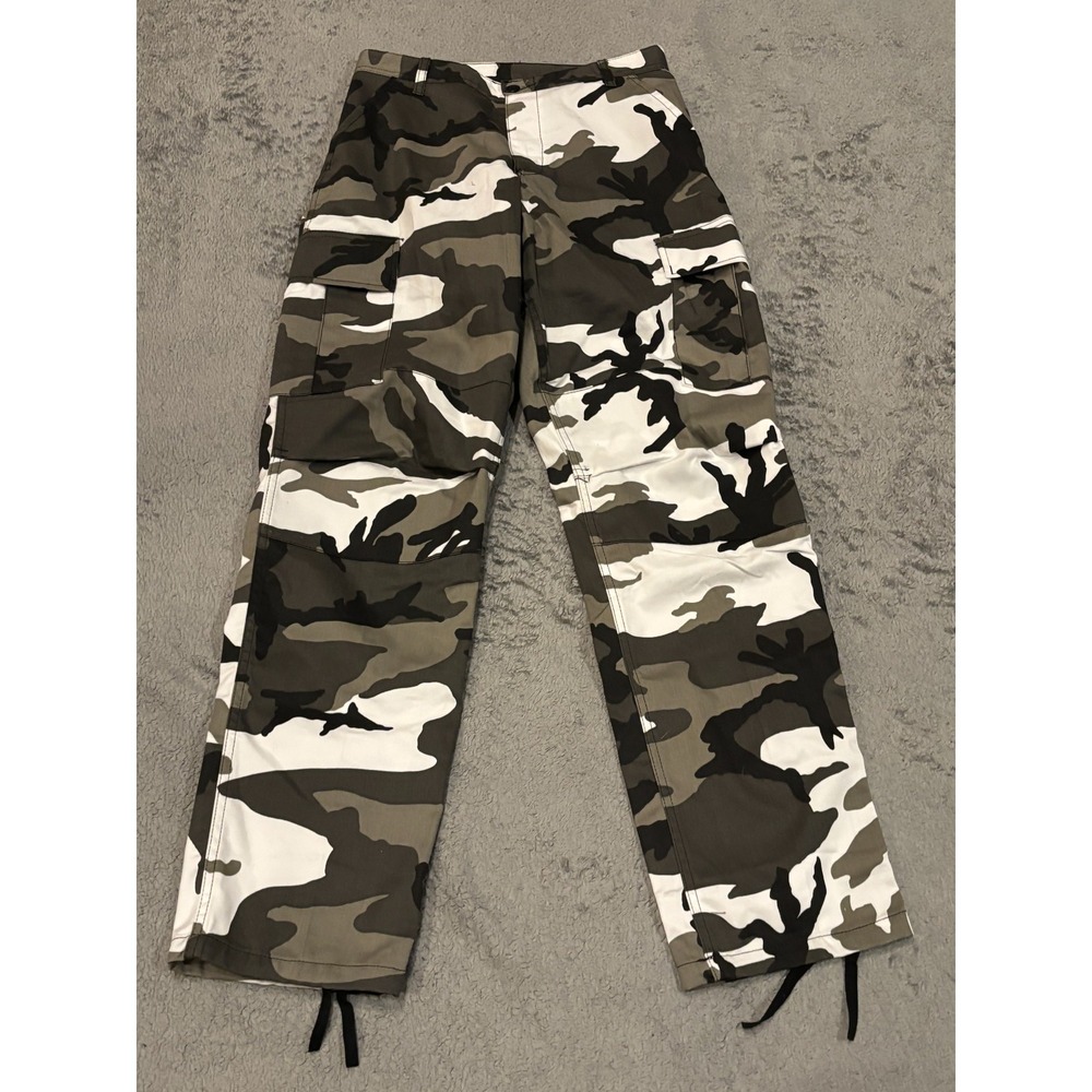 Rothco BDU Pants Mens 27x31 (30x31) Gray Camo Cargo Military Tactical Utility